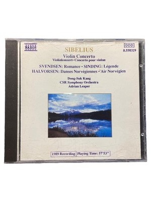 Sibelius Violinkonzert CD Dong-Suk Kang Klassik Svendsen Sinding Halvorsen