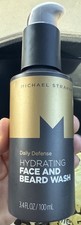 Lot of 3 Michael Strahan Hydrating Face and Beard Wash 3.4 oz New