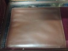 TASCHE DOKUMENTENKOFFER LEDER BRAUN KLASSISCH VOM ARZT ANWALT RARITÄT