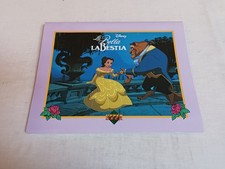 LA BELLA E LA BESTIA CARD 95 +  RACCOGLITORE. PRO SET 75+10+10 del 1992   DISNEY