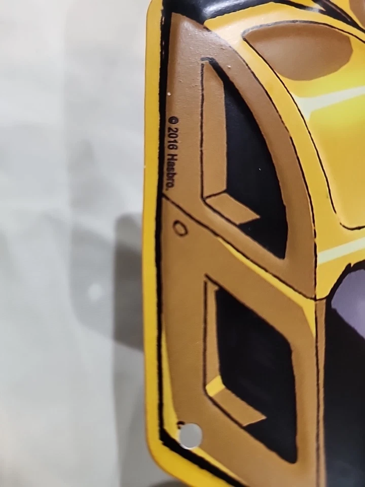 Letrero de metal de hojalata Transformers guido guidi bumblebee G1 decoración de pared camino abierto 2016 Foto 3 de 4