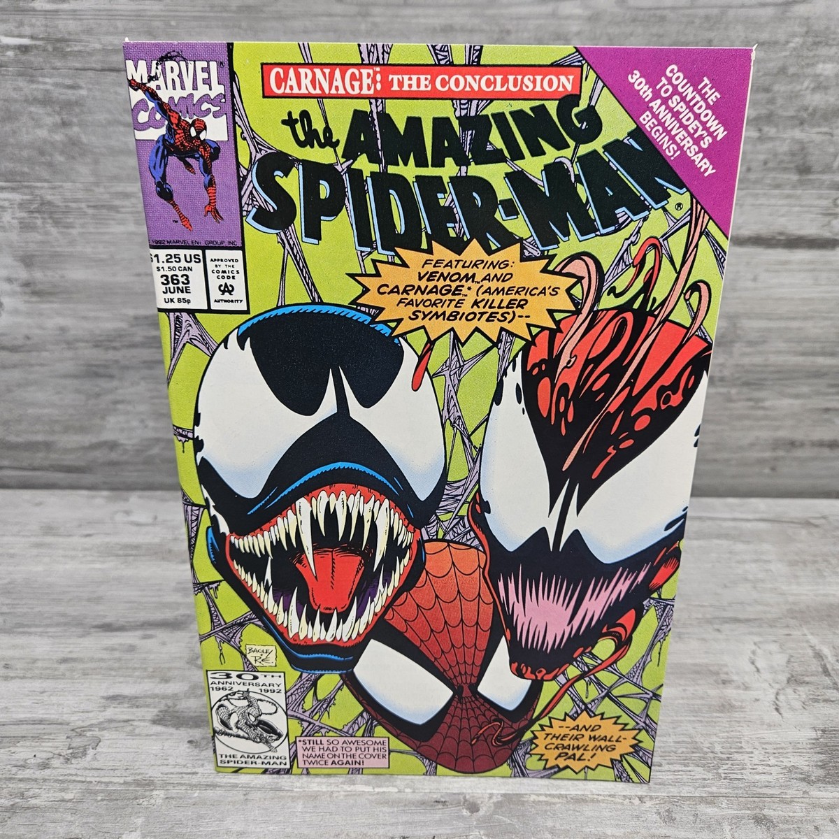 The Amazing Spider-Man Marvel # 363 Carnage The Conclusion Venom