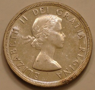 1953 SILVER Dollar of Canada very Choice BU .6 troy oz ASW