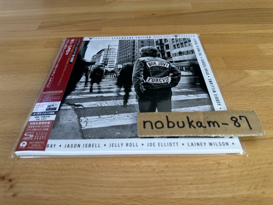 Bon Jovi Forever Legendary Edition Deluxe Bonus Track sticker SHM 2CD Japan - Image 3 of 4