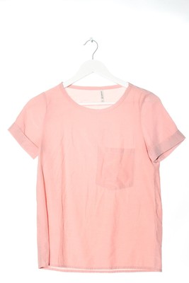 STRADIVARIUS T-Shirt Damen Shirt Gr. DE 36 pink Casual-Look
