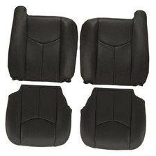 Driver and Passenger Side Bottom and Top Lean Back Replacement Leather Seat