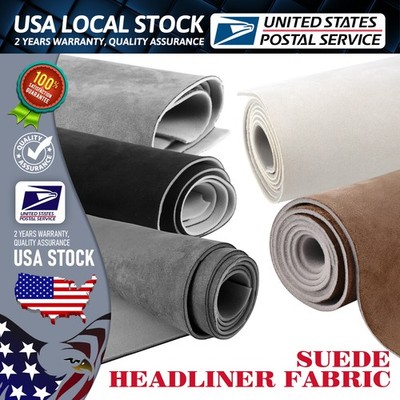 Multicolor Automotive Headliner Fabric w/ Foam Backing for Roof Liner Upholstery