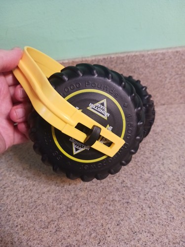 Monster Jam Truck Tire Kids Ear Muffs Headphones Yellow Child Hearing Protection - Picture 3 of 3