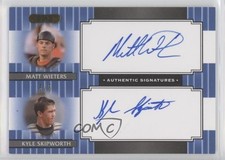 2008 Razor Signature Series Blue 5/5 Matt Wieters Kyle Skipworth #DS-2 Auto m2h