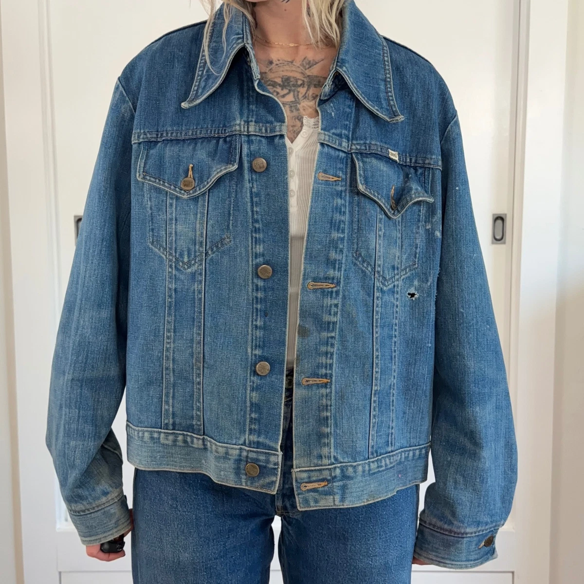 1970s Denim Outerwear Coats & Jackets for Men for sale | eBay