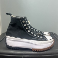 Converse Run Star Hike High Top Platform Sneakers Men's 6.5 Black Whit