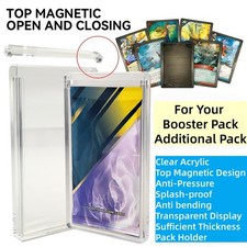 Card Pack Holder Clear Acrylic Display Case W...