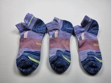 Bombas Hex-Tec Athletic Ankle Socks Lot Of 3 Pairs Size M