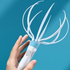 Masajeador Eléctrico de Cuero Cabelludo 8 Garras Masajeador de Cabeza Vibratoria USB Recargable