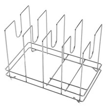 14 x 9 Pizza Screen Rack Holds up to 96 Screens from 6 to 28 in Chrome Plated