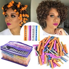 100pcs Perm Rods Set - 5 Sizes Cold Wave Rollers for Natural Curling, Styling...
