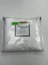 Charter Club Solid 550 TC 100% Cotton 17" Fitted Sheet Twin XL White New