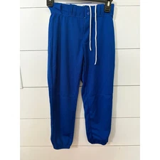 Allesom Athletic Women's XS Royal Blue Baseball Softball Pants Elastic Waist