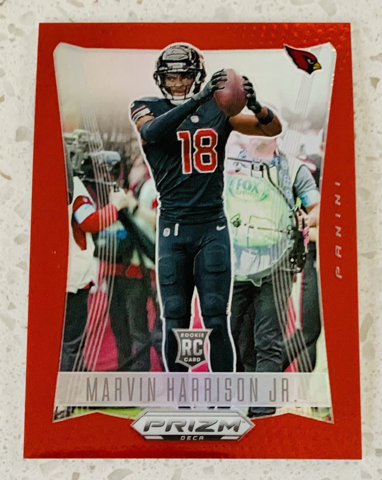 Marvin Harrison Jr. 155/199 Rookie Red Prizm 2024 Panini Prizm Deca Football