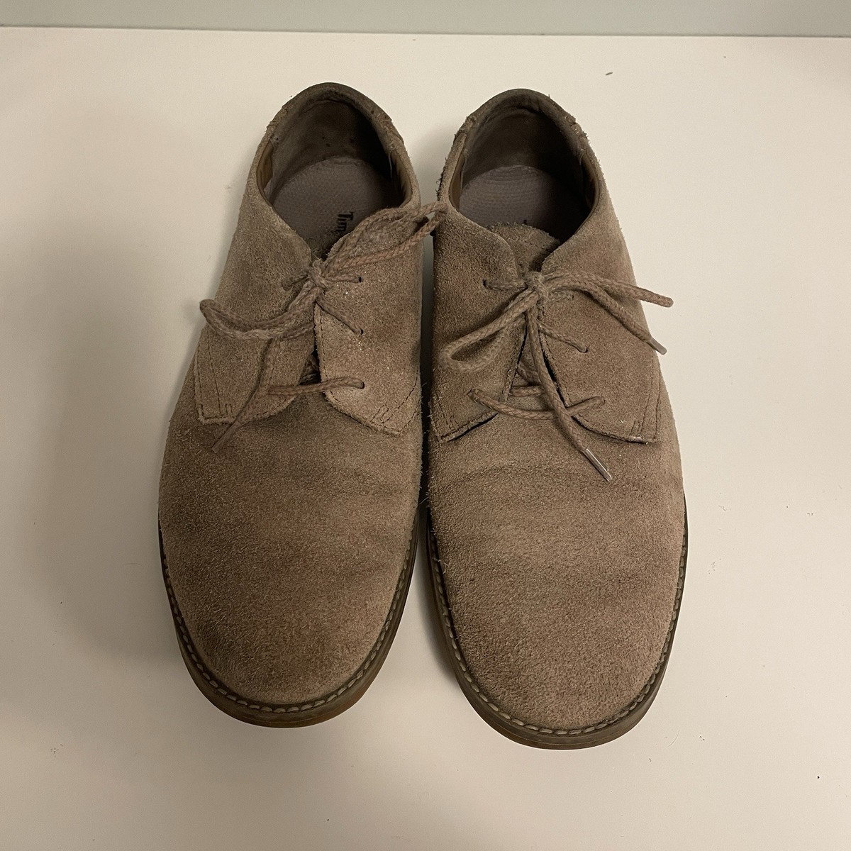 Timberland Front Country 5252A Mens Size 8 Taupe Travel Suede Low