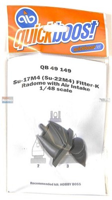 QBT49149 1:48 Quickboost Su-17M4 Su-22M4 Fitter-K Radome with Air Intake (HBS