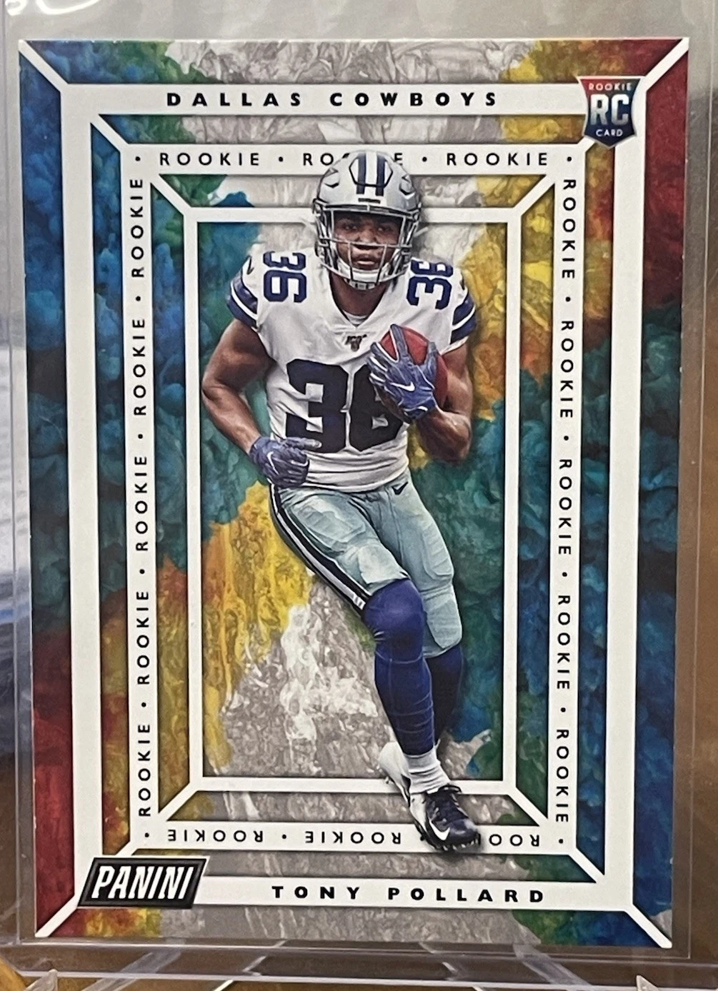 Tony Pollard Panini Player of the Day #77 Base