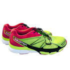 Salomon Mens 9.5  X-Scream City Trail Green Pink Athletic Running Shoes