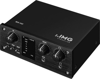 IMG Stageline MX-1IO USB Audio Interface 1-Kanalwandler Phantomspeisung OVP NEU*