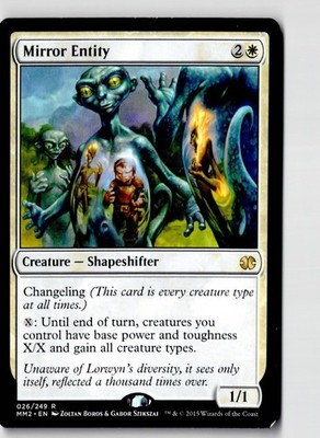 Mirror Entity 26 Rare Modern Masters 2015 Magic: The Gathering Lightly Played