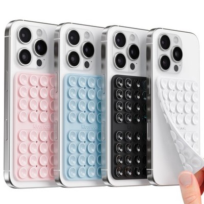 Klearlook 4Pack Silicone Suction Cup Phone Case Mount Double Sided, Sticky Ph...