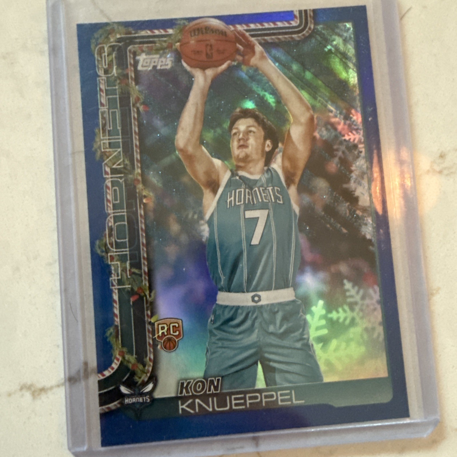 2025-26 Topps - Kon Knueppel #204 Blue Sandglitter (RC)