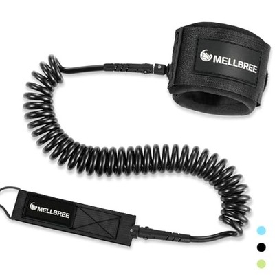 Mellbree Surfboard Leash, Premium SUP Leash Double-Side Rotatable Wirst Strap Le