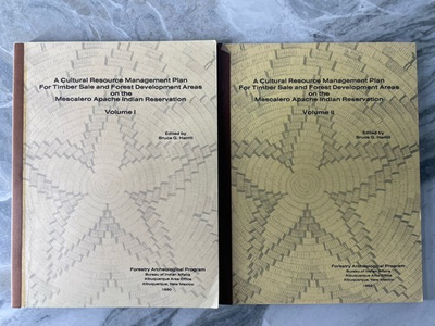 #ad Cultural Resource Management Plan Mescalero Apache 2 Volumes 1980 $59.99