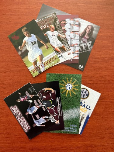Lotto 9 Dif MISSISSIPPI STATE ST BULLDOGS Programma Collegio Calcio Calcio SEC
