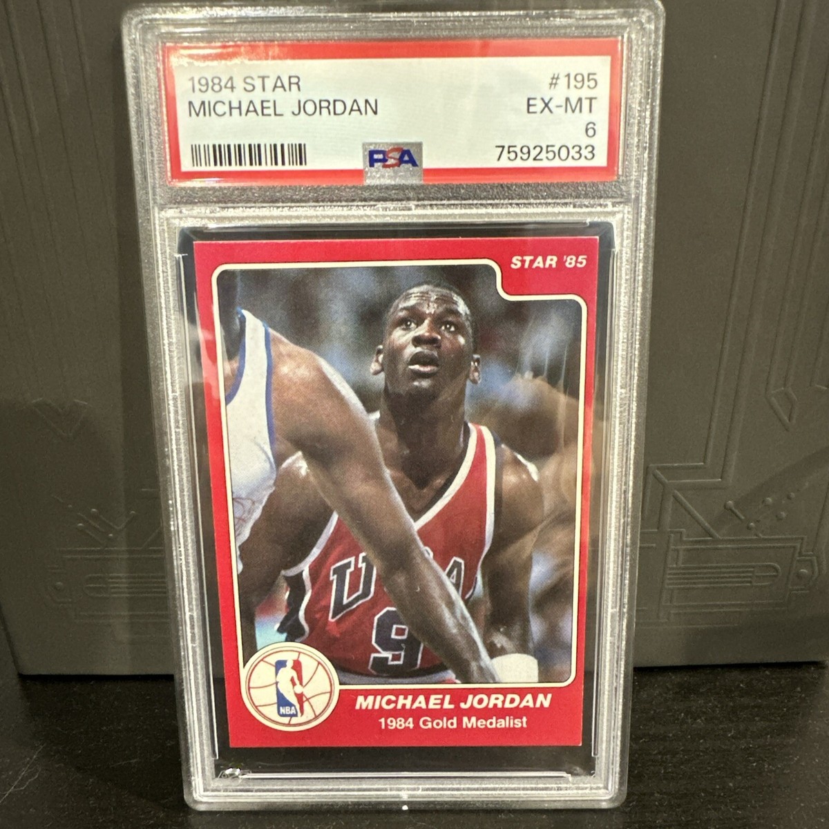 1984 STAR #195 MICHAEL JORDAN PSA 6 ROOKIE CARD HOT | eBay