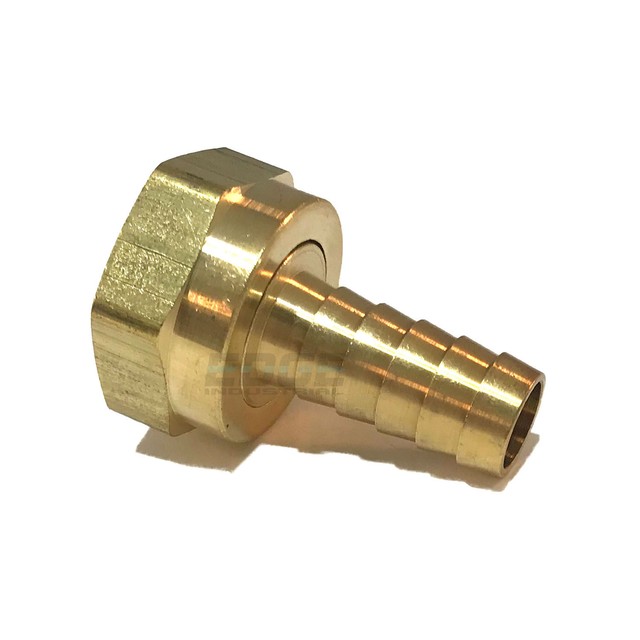 1 2 HOSE ID TO 3 4 FEMALE NPSM SWIVEL BRASS ADAPTER FITTING WITH GASKET EBay