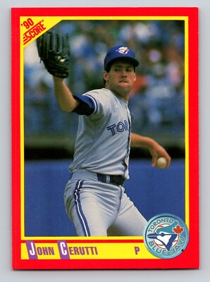 John Cerutti 1990 Score #429 Toronto Blue Jays