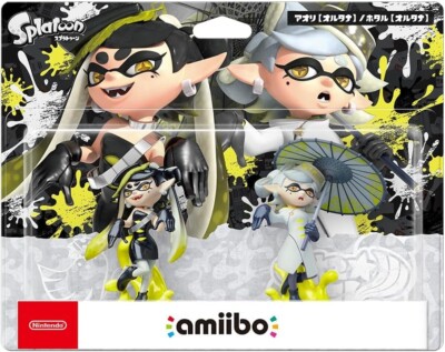 Nintendo amiibo Squid Sisters Set Ayo & Oly / Marie & Callie Splatoon Figure New