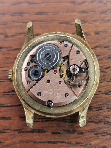 1950s Lanco, 1027, Mens 17 Jewels Gold Plated Dress Watch, Keeping Time #L455 - Picture 4 of 10