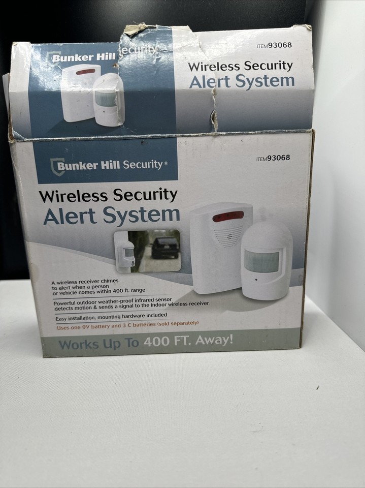 Bunker Hill Wireless Security Alert System #61910 (400ft range) NEW ...