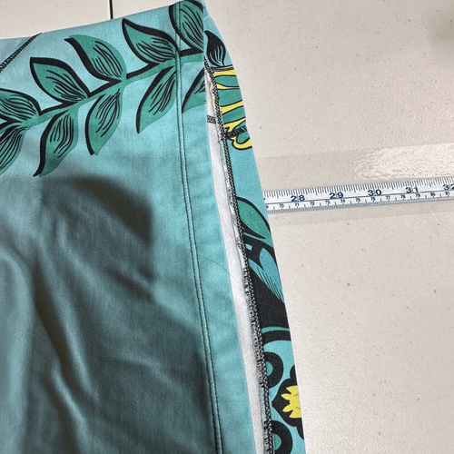 Athleta Runaway Long Sleeve Top Yoga Blue/Green Large Active Colorful Floral - Picture 6 of 12