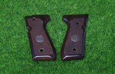 Beretta Oem Replacement Wood Handgun Grips For 9296fs Series Pistols - Jg92fsw Beretta Oem Replacement Wood Handgun Grips For 9296fs Series Pistols - Jg92fsw
