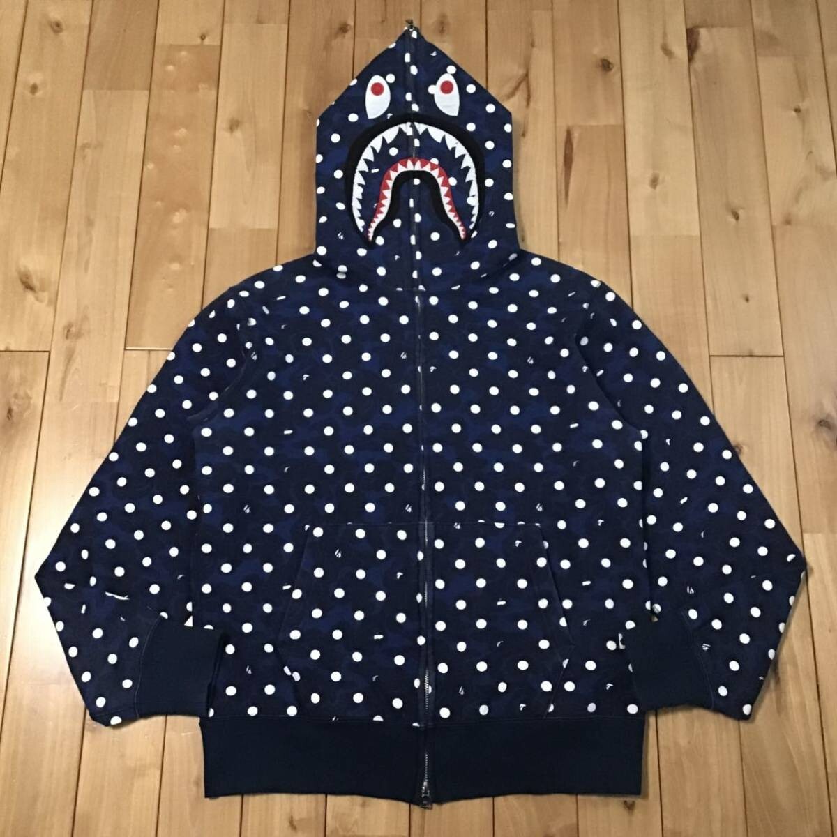 BAPE BIG ABC CAMO シャークパーカーフーディー ベイプ 購入証明 ABC CAMO BAPE FULL ZIP HOODIE | bape.com