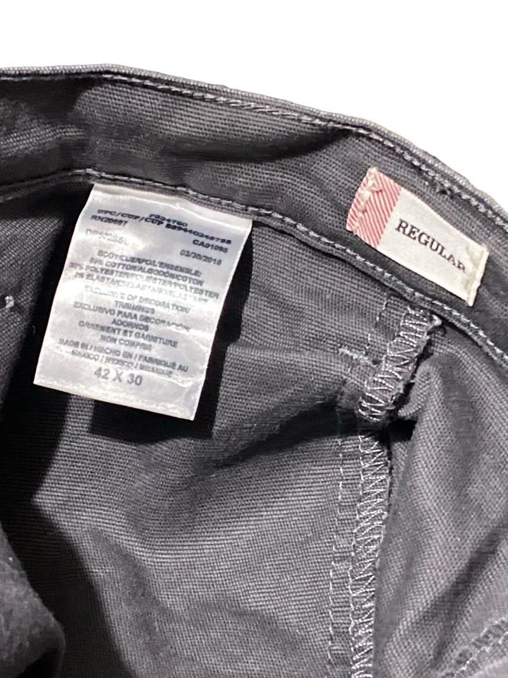 Ropa de trabajo Dickies gris flexible para hombre talla 42x30 regular cónico carpintero patinador Foto 4 de 4