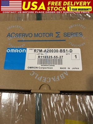 cx/New OMRON R7M-A20030-BS1-D Servo Motor Warranty One Year