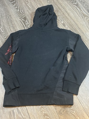 Jordan Sweatshirt Boy's Large (12-13yrs) Basketball Black/Red Pullover Hoodie - Picture 8 of 8