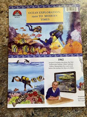 Milliken MP5079 Foldout Timeline Ocean Exploration: 1900 To Modern Times