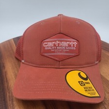Carhartt Force Cap Sweatband Adj.Strap Meshback Canvas Quality Patch Hat New