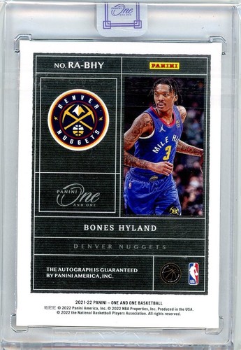 2021-22 Bones Hyland Impeccable /49 | contifarma.pe