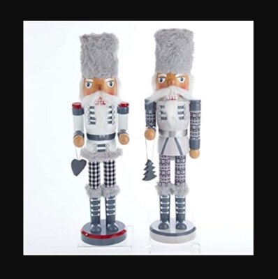 Kurt Adler F2044 - Hollywood Nussknacker ''Landhausmotiv'', -38 cm-, 2er SET